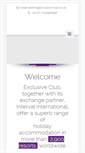 Mobile Screenshot of exclusive-club.co.uk