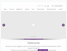Tablet Screenshot of exclusive-club.co.uk